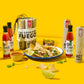 Thoughtfully Hot Sauce Gift Set - Sampler Pack of 7 Flavors, 3 Fl Oz Each, Basic Color