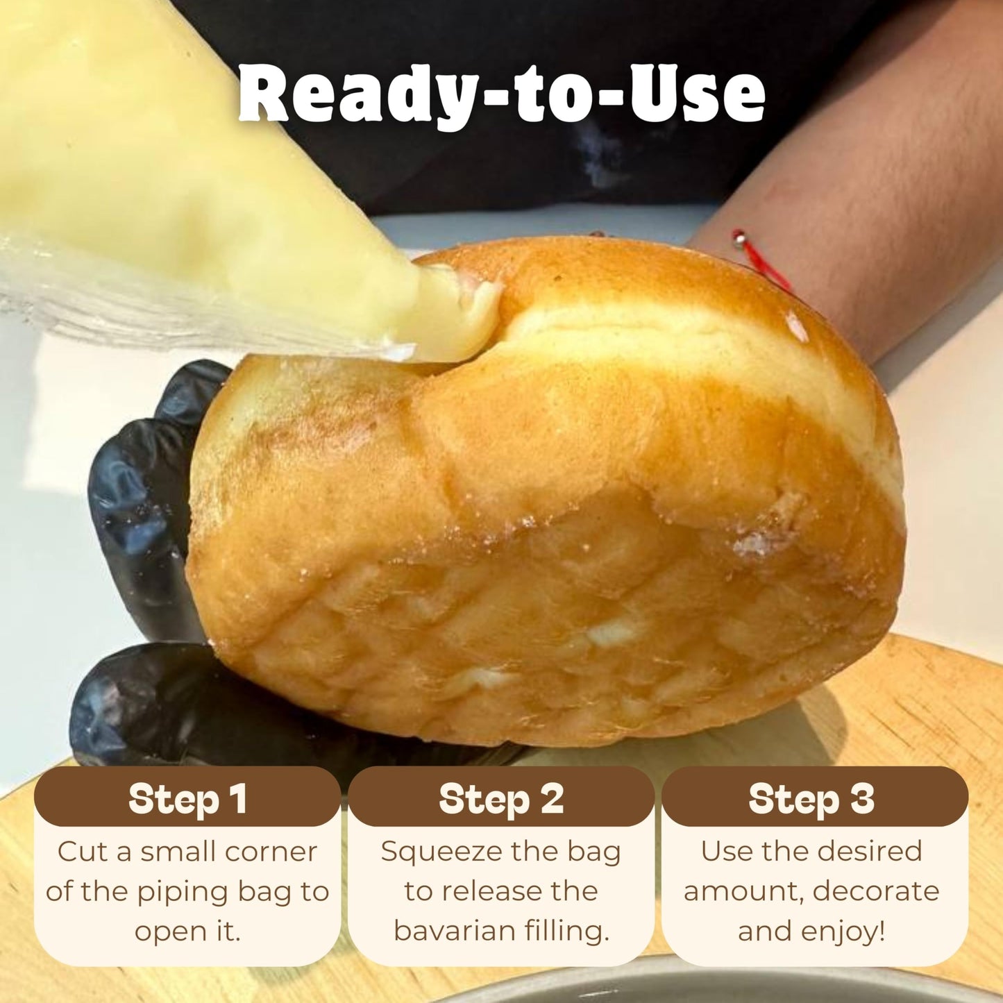 Jeynuuss Bavarian Cream Filling With Icing Spatula Pastry Filling Crema Pastelera Cake Filling Cannoli Pastry Cream Crema Pastel
