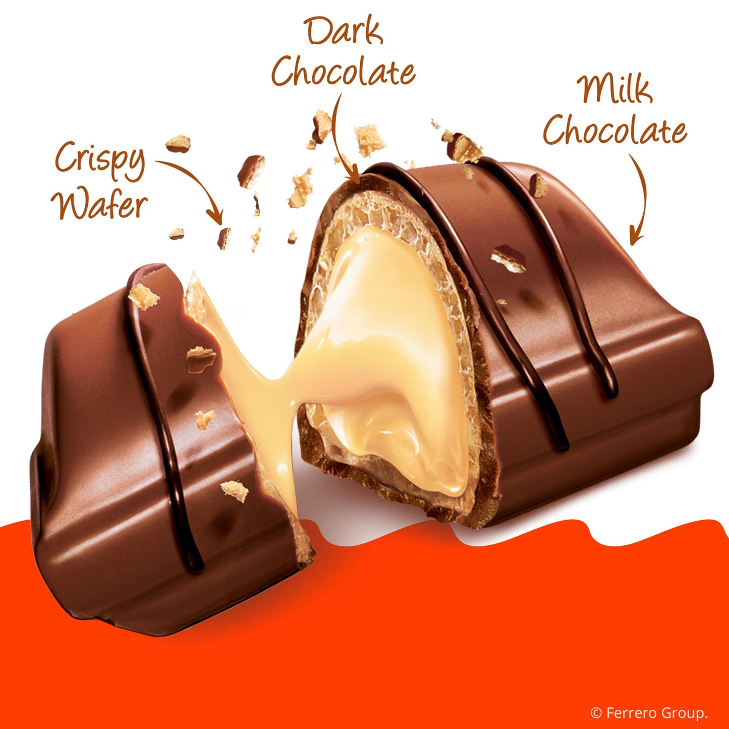 Kinder Bueno Mini, Crispy Creamy Chocolate Bites with Hazelnut Cream, Milk chocolate, Individually Wrapped,Family Pack, 9.5 oz