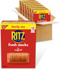 RITZ Fresh Stacks Original Crackers, Bulk Travel Snacks, Family Size, Holiday Crackers, 6 Boxes (72 Multi Snack Packs)