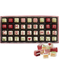 The Swiss Colony Merry Christmas With Love Petits Fours Cakes - Gourmet Cake Assortment With Red Velvet, And Vanilla Layer Cakes - Holiday Dessert Gift - (Pack Of 36)