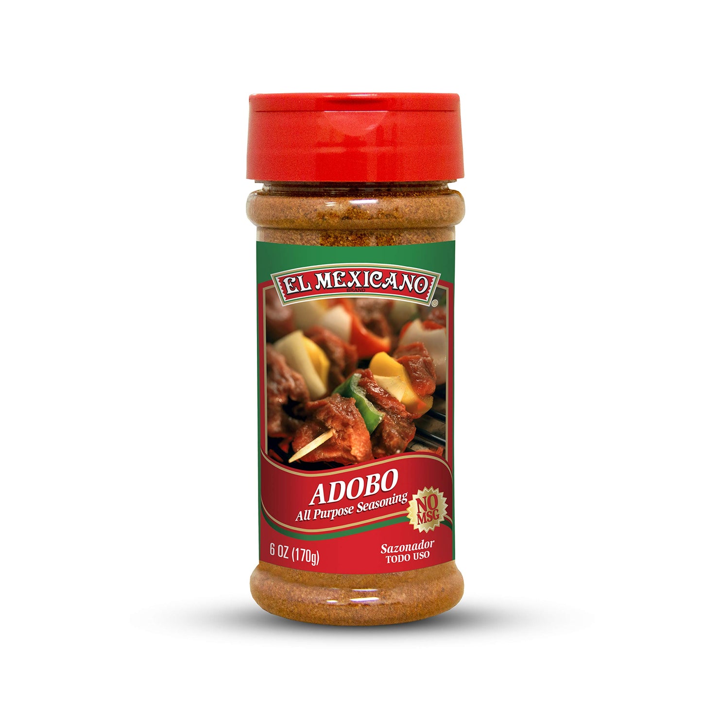 El Mexicano Adobo Seasoning, 6 Ounce, Perfect for Cooking and Grilling
