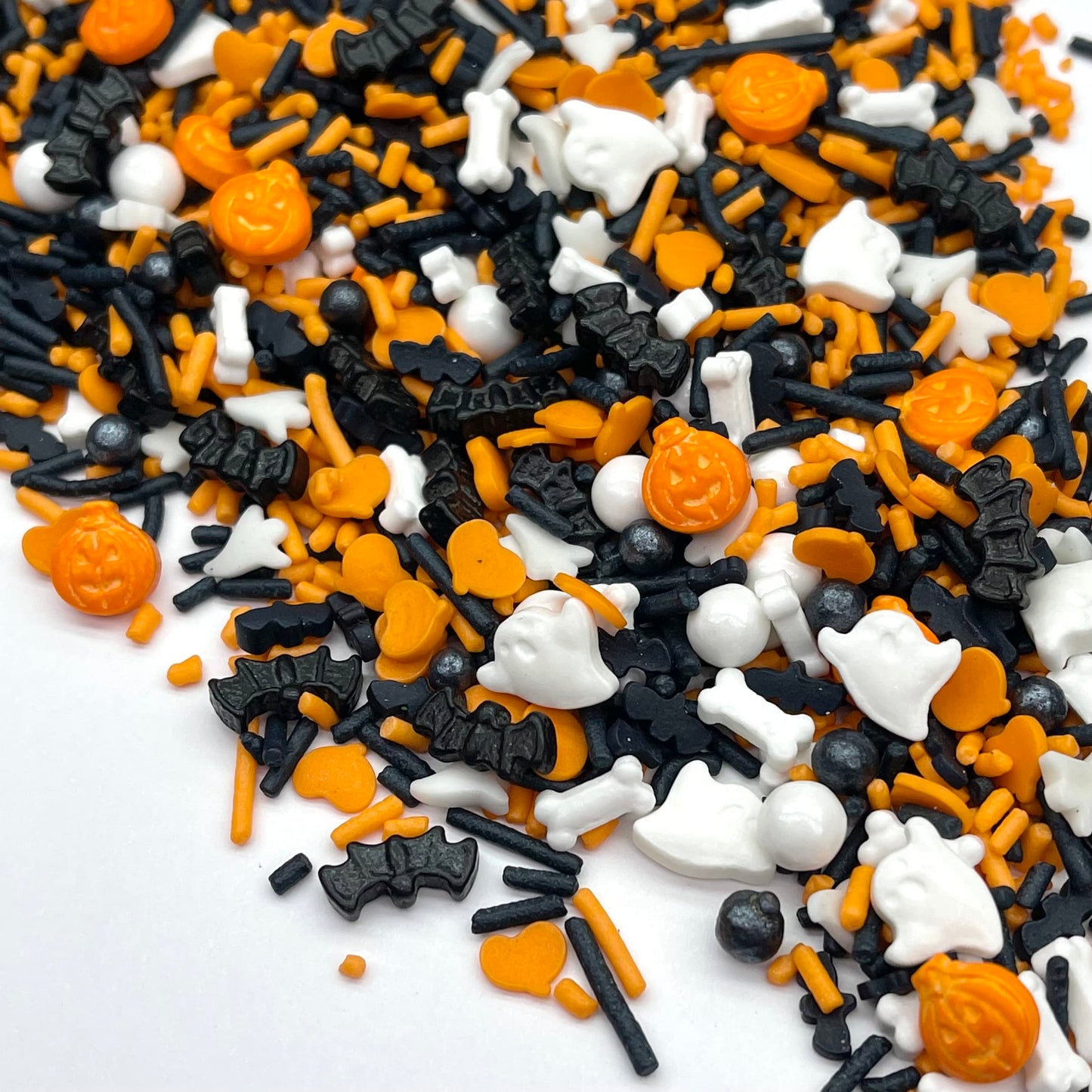 Manvscakes Sprinkles - Themed Sprinkles For Cake Decorating, Sprinkle Mix For Cookies, Ice Cream, Fondant Cake, Caramel Apples, Cupcakes & Other Desserts, Assorted Halloween & Fall Sprinkles, 3.6 Oz