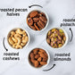 Food To Live Enhanced Four Nuts Mix, 16 Pounds – A Blend Of Dry Roasted Pistachios, Almonds, Pecans, Cashews, And Almonds With Himalayan Salt, Protein Rich Trail Mix, Healthy Vegan Snack, No Oil Added