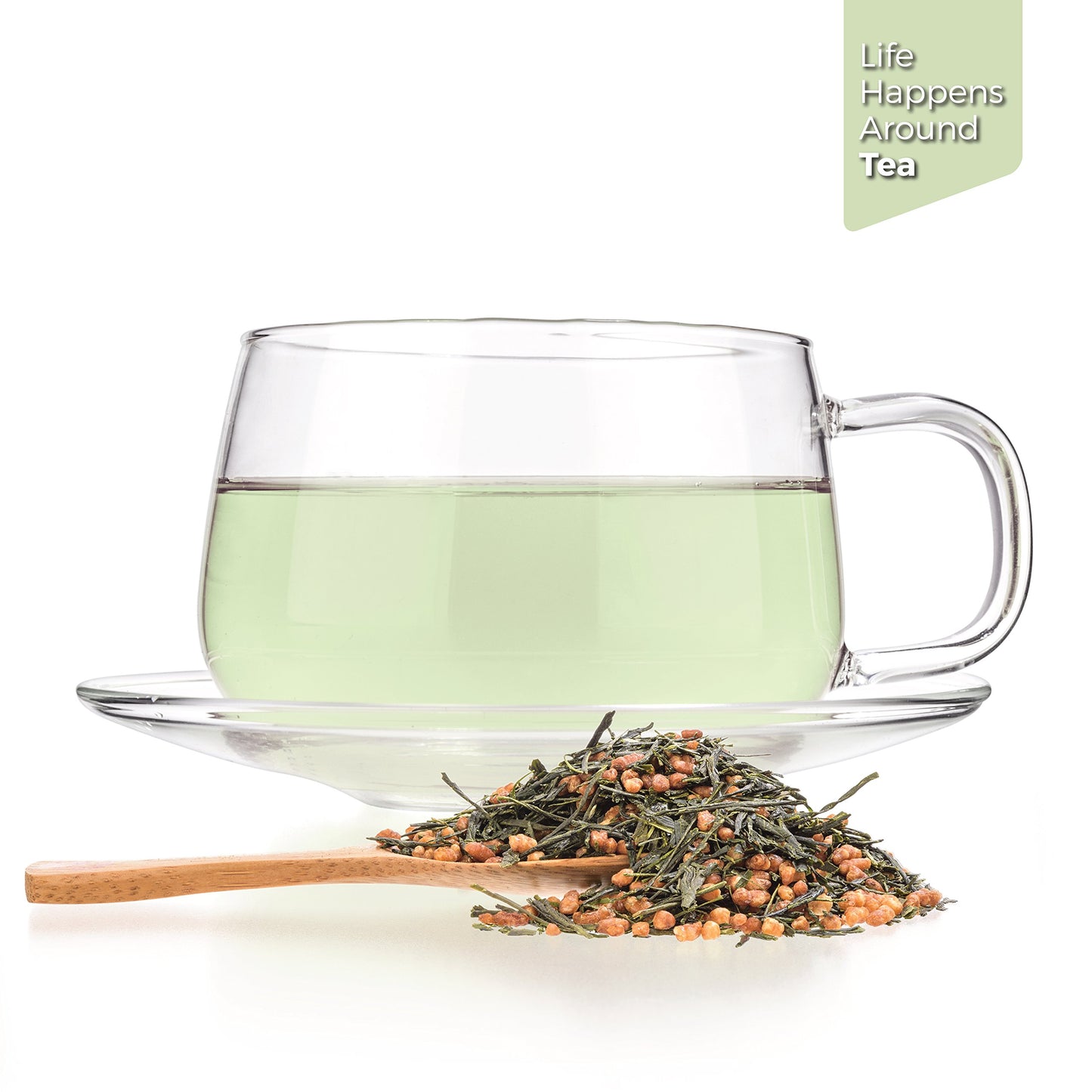 Tealyra Gen Mai Cha Supreme Japanese Loose Leaf Tea - Green Tea with Brown Roasted Rice - 100g (3.5 oz) - Low Caffeine
