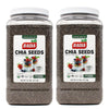 Badia Organic Chia Seeds - Non-GMO, Gluten-Free, Vegan - 5.5 lbs (Pack of 2)