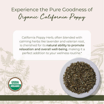 Organic California Poppy Herb C/S