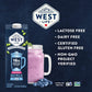West Life Smoothie Blend Soy Milk, Unsweetened, 16g of Protein, Vegan Dairy Alternative, Lactose-Free, 32oz (Pack of 6)
