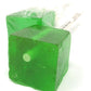 Espeez Hard Candy Cube Lollipop Suckers - Green Apple, 48 Count, Individually Wrapped, Old Fashioned Square Party Pops