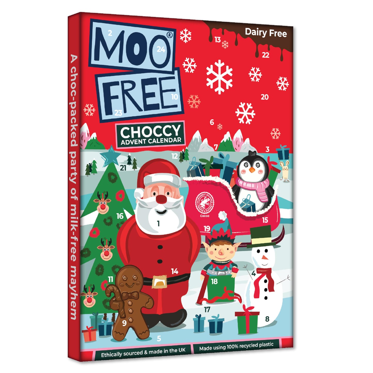 Moo Free Dairy Free, Organic Milk Tasting Advent Calendar