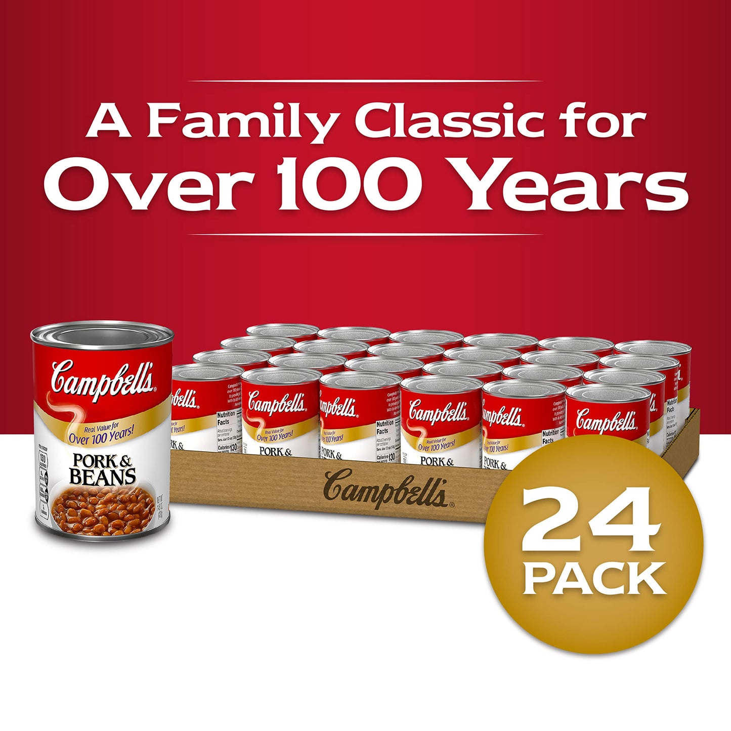 Campbell'S Pork And Beans 14.8 Ounce Can (Pack Of 24)
