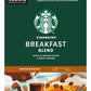 Starbucks Breakfast Blend Coffee K-Cups, 72 Count