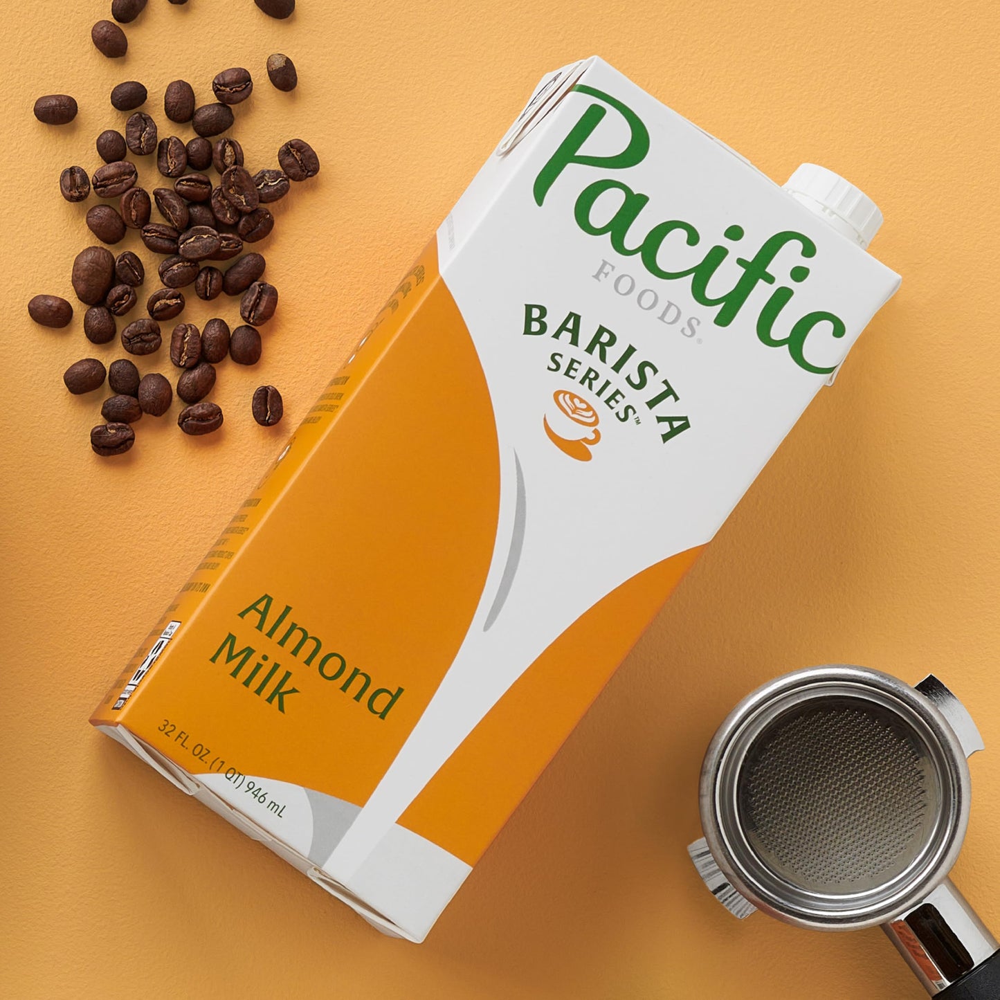 Pacific Foods Barista Series Original Almond Milk, Plant Based Milk, 32 oz Carton (Pack of 4)