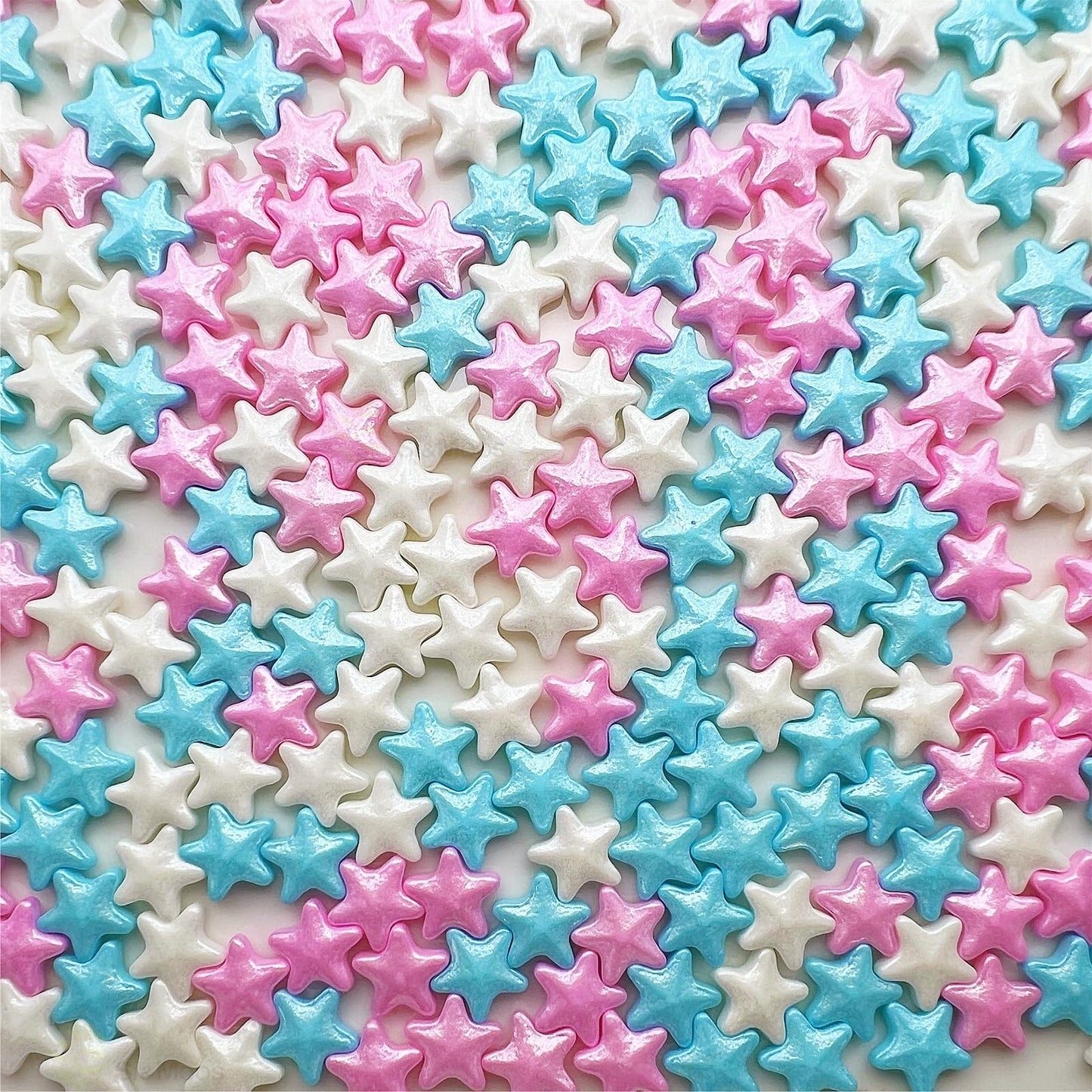 Se Si&Moos Blue White And Pink Sprinkles Edible Stars For Cake Decorating Edible Pink Stars White Star Sprinkles Large Cupcake E