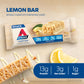 Atkins Snack Bar, Lemon, 13g Protein, 3g Net Carbs, Gluten Free, Keto Friendly, 16 Count