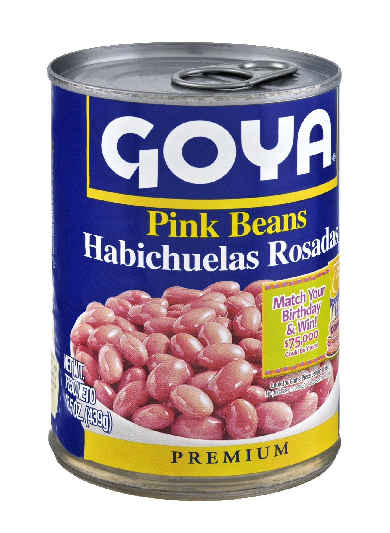 Goya Foods Pink Beans, 15.5 Ounce (Pack Of 24), (2406)
