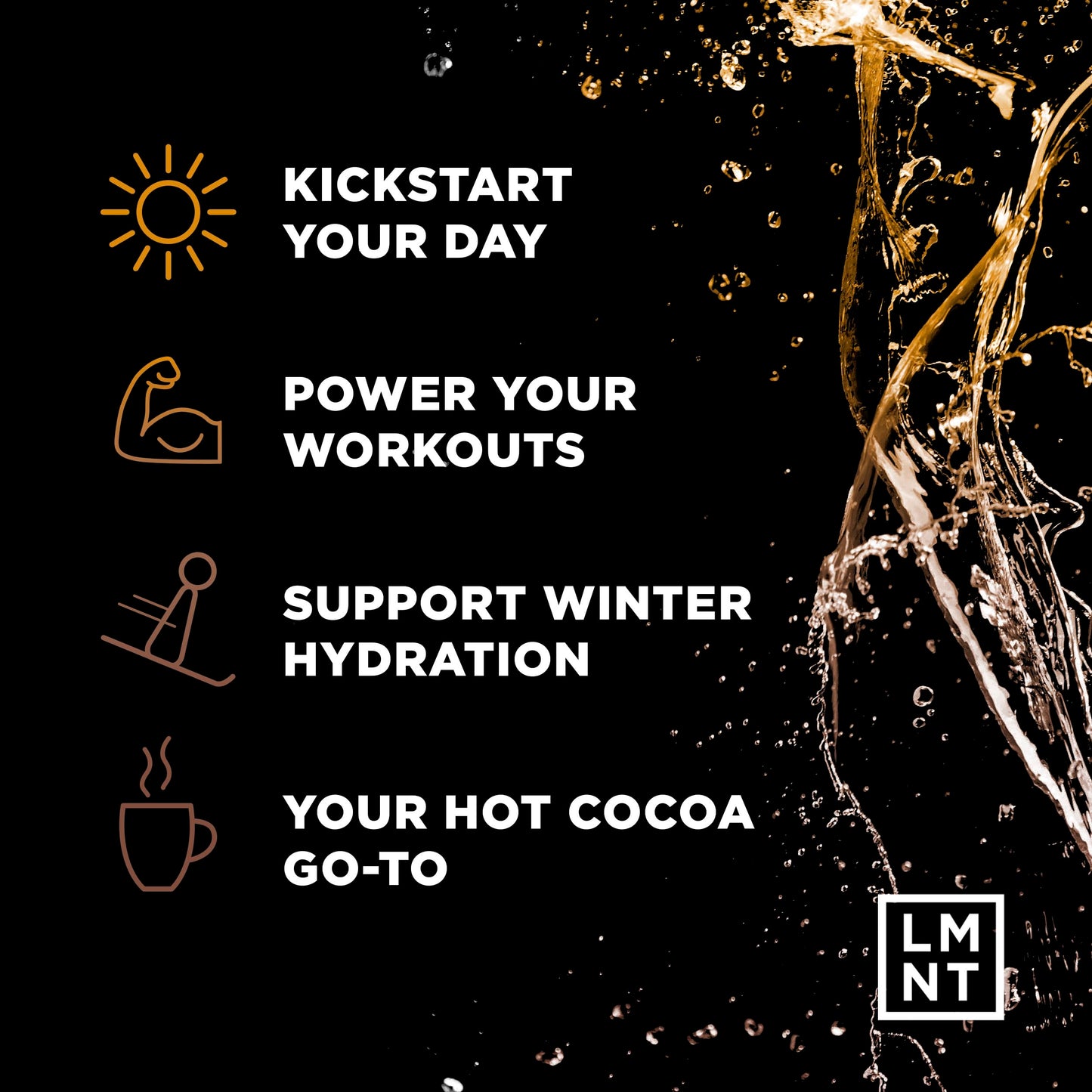 Drink LMNT Zero Sugar Hot Chocolate & Coffee Mixer - Chocolate Caramel Salt - 30 Count - Model 850009273697