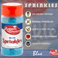 Bakers Choice Blue Sprinkles For Baking - Jimmies Sprinkles For Ice Cream Toppings - Dairy Free, Kosher 2.8 Oz.