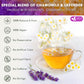 FRESHDRINKUS Chamomile Lavender Tea Bags, Caffeine-Free Herbal Blend, 60 Bags, Natural Relaxation Tea