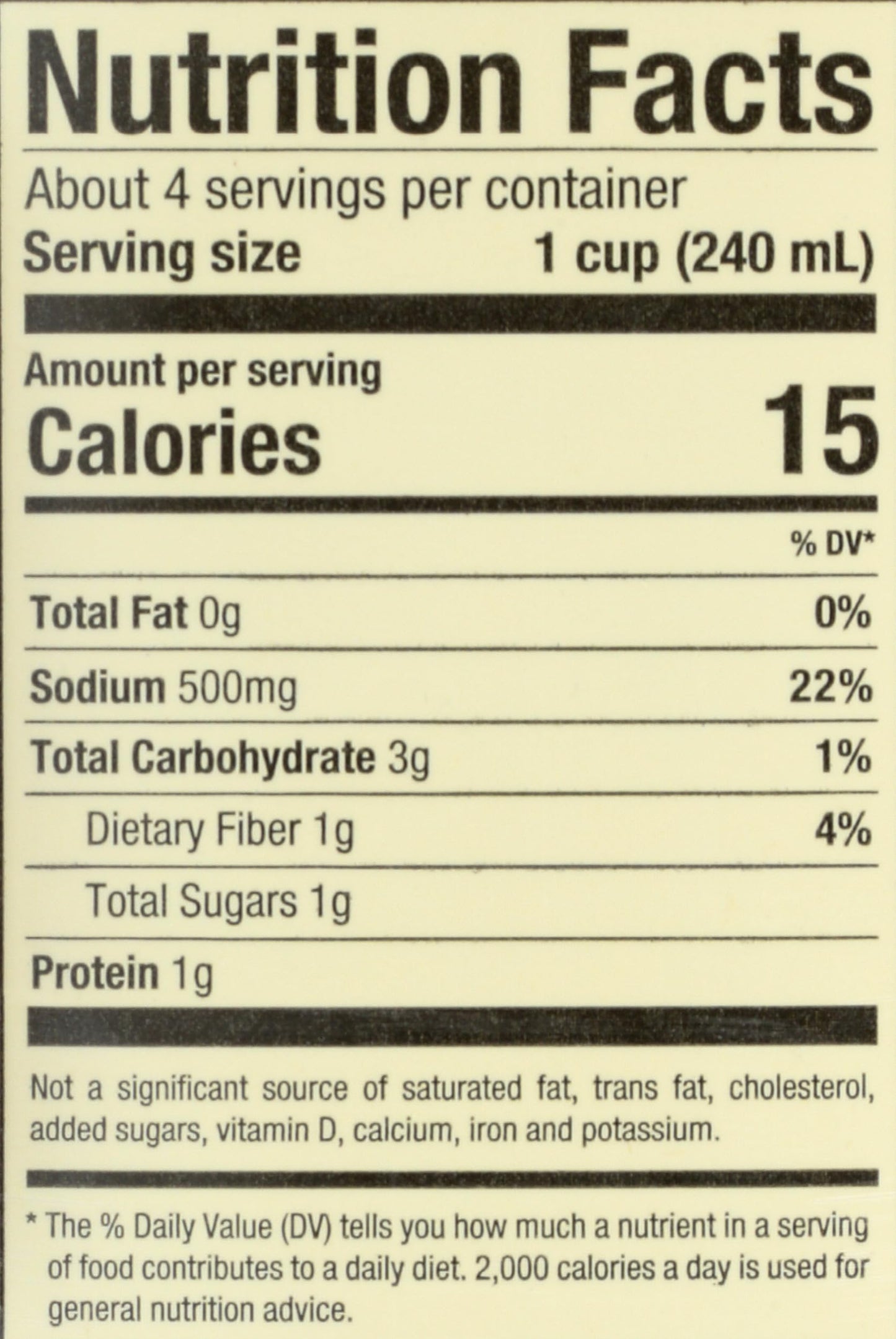 Pacific Natural Foods Organic Vegetable Broth (1 x 32 FL OZ)