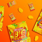 (3 Packs) MetaVita - Big Mango Gummy Candy - Individually Wrapped Peelable Mango Gummies with Real Puree - Chewy, Gluten-Free -