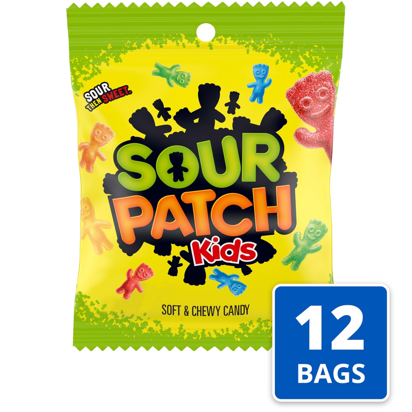 Sour Patch Kids Original Soft & Chewy Candy, 3.6Oz (Pack Of 12)