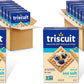 Triscuit Hint of Sea Salt Whole Grain Wheat Crackers, Vegan Crackers, 6-8.5 oz Boxes (Pack of 2)