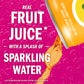 IZZE Sparkling Water Juice Beverage, Pineapple Flavor, No Sugar Added, 8.4 FL OZ, Pack of 24 Cans