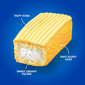 Hostess Iced Vanilla Zingers, 12.7 Oz, 10 Count