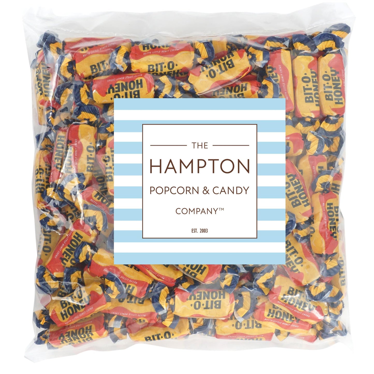 Bit-O-Honey Candy, 2 Pound Bag, Individually Wrapped Candy, Honey Taffy