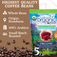 5LB Subtle Earth Organic Decaf - Swiss Water Process Decaf - Medium Dark Roast - Whole Bean Coffee - Low Acidity - Organic Certi