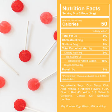 Candy Creek - 9 Fruit Variety Lollipops, No Rootbeer (Bulk 15 Lb. Carton)
