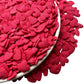 Se Si&Moos Edible Red Jumbo Heart Sprinkles For Decorating Edible Hearts Confetti For Cupcakes Valentines Cake Decorations Red S