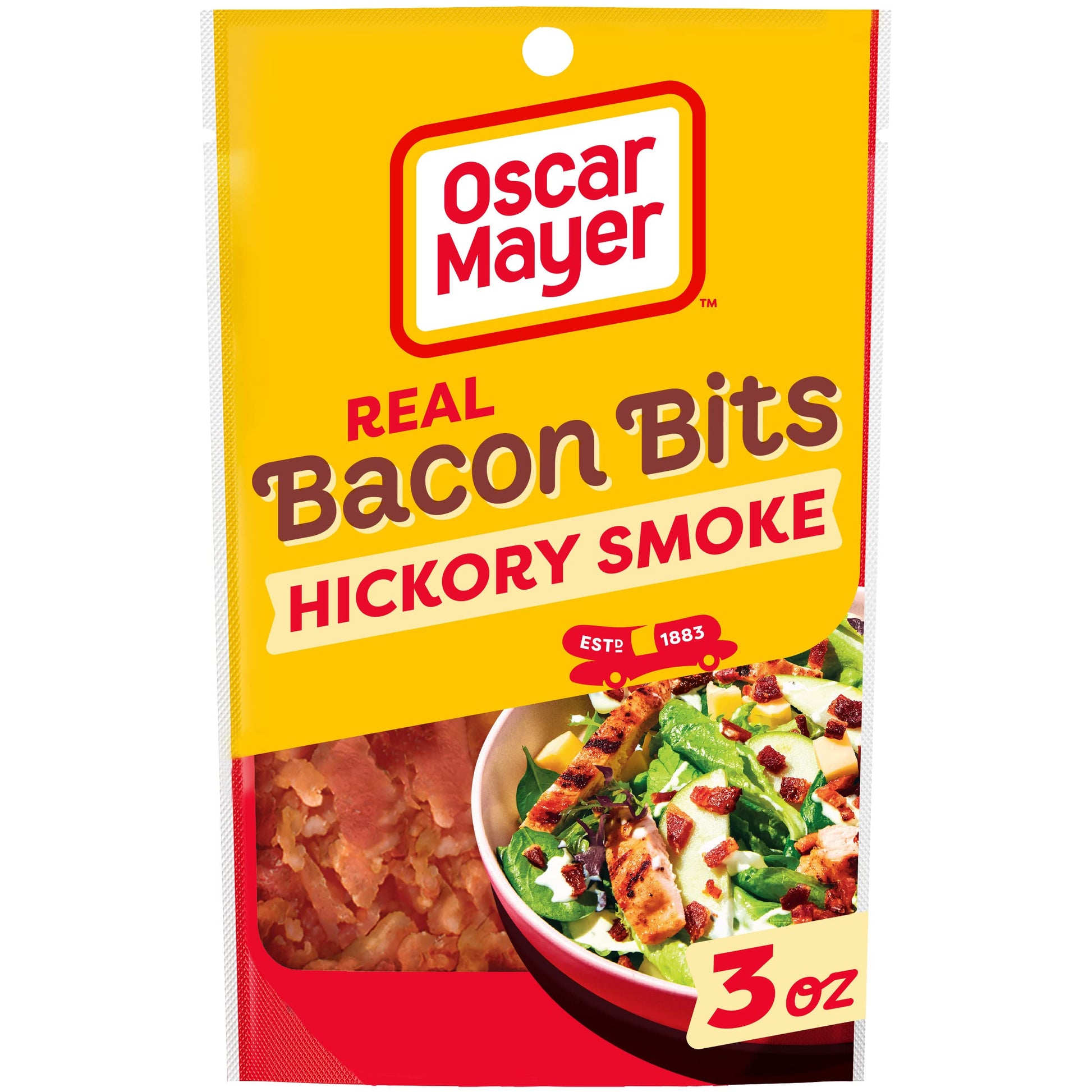 Oscar Mayer Real Bacon Bits, 3 oz Bag, 0.5-1 Cup, Pack of 1