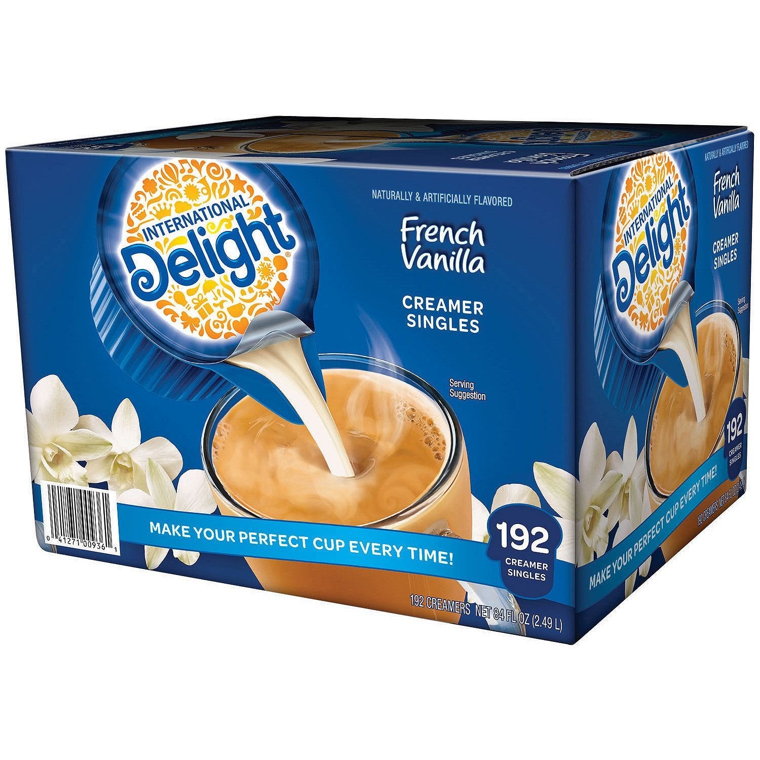 International Delight French Vanilla, 192 Count Single-Serve Coffee Creamers, Special Valuue 1 Pack
