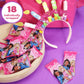 Imaginings 3 Barbie Party Favors, Individually Wrapped Lollipop Rings, Fruit Flavored Basket Filler Candy Suckers, Box Of 18