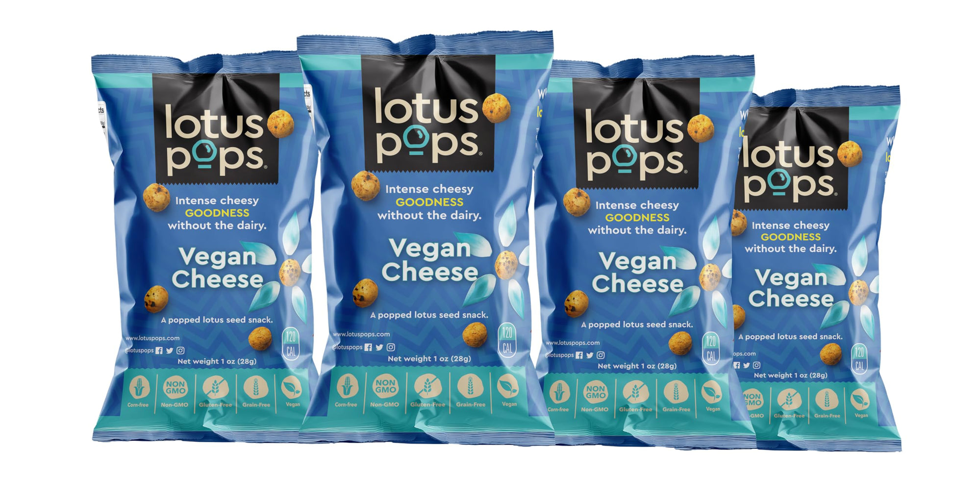 Lotus Pops - Popped Lotus (Water Lily) Seed Snacks  Low Calorie Gluten Free and Vegan Snacks | Plant Protein | Roasted Not-Fried