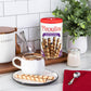 Pirouline Rolled Wafers, Dark Chocolate, Crème Filled, 3.25oz Tin 4pk, 6x6x4 inches