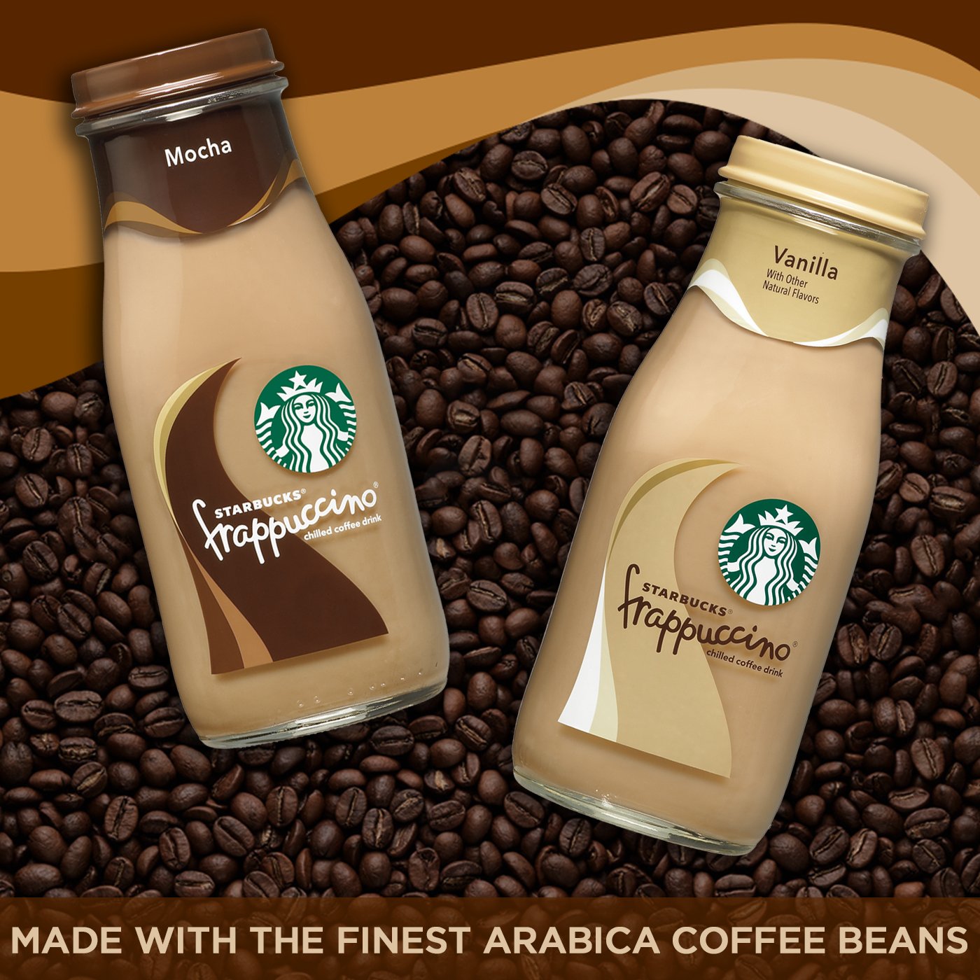 Starbucks Frappuccino, 2 Flavor Variety Pack, 9.5 Fl Oz (15 Count)