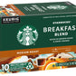 Starbucks K-Cup Pods Veranda Blend Coffee Blonde Roast 100% Arabica 10 Count (Pack of 6)