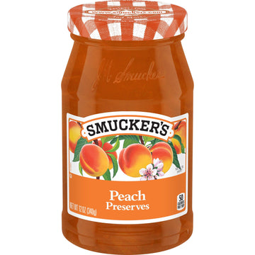 Smucker's Peach Preserves, 12 Ounces (Pack of 6)