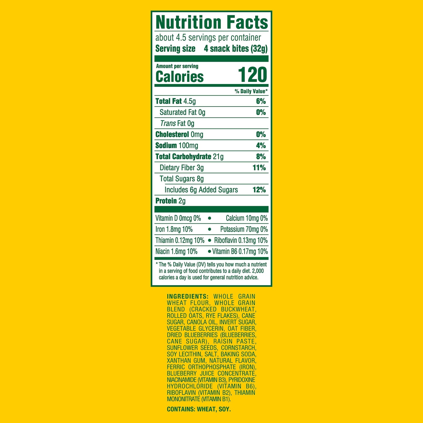 belVita Energy Snack Bites, Blueberry and Sunflower Seed, 5 oz