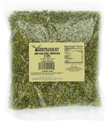Yankeetraders Pepitapumpkin Seeds Roasted No Salt Added 2 Lb