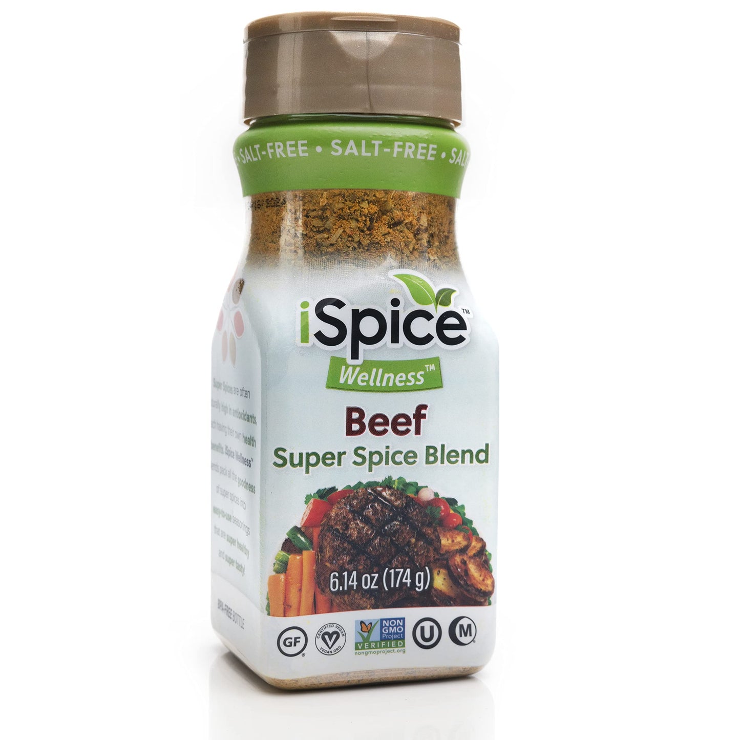 Ispice - Salt-Free | Sugar Free | 100% Pure Wellness Salad Seasoning Fat Free Super Spice Blend | All Natural | Ready To Use As