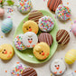 Easter Gift Baskets, Cookie Snack Variety Holiday Gifts, Spring Chocolate Gift Assortment, Unique Food Treats For Family Holiday