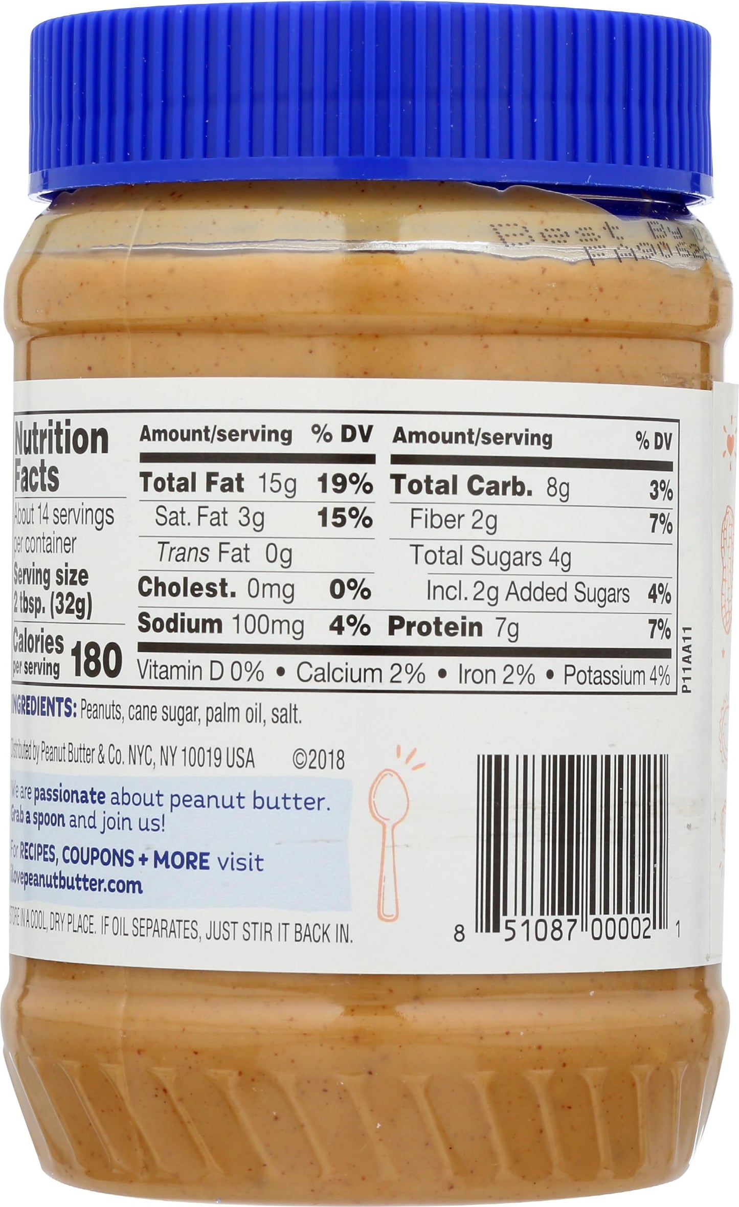 Peanut Butter & Co Crunch Time -- 16Oz