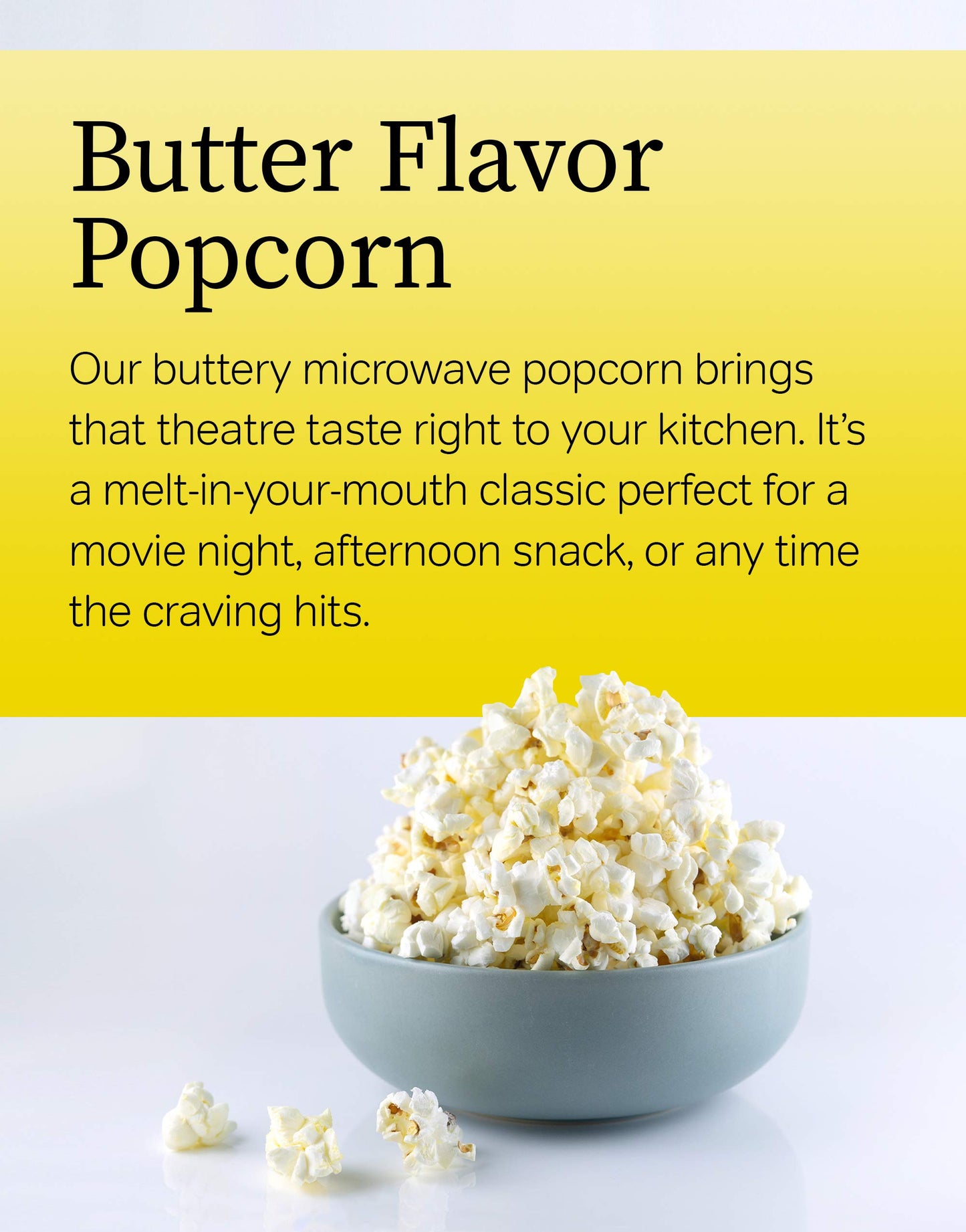 Preferred Popcorn Microwave Popcorn, Buttery Popcorn, 18 Pack - Non-Gmo, Whole Grain, Gluten Free