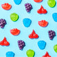 Jolly Rancher Gummies Assorted Fruit Candy, 7 oz, Plastic, Cranberry