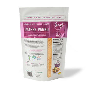 Pereg Coarse Japanese Panko Bread Crumbs (9 Oz) - Breadcrumbs with Coarse Crispy Texture - for Crunchy Coating & Stuffing - Schn
