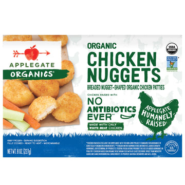 Applegate, Organic Chicken Nuggets, 8oz (Frozen)